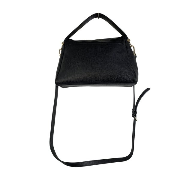 Kate Spade Black Pebbled Leather Crossbody Bag Satchel Chester Street Miri 8344 - Picture 16 of 16